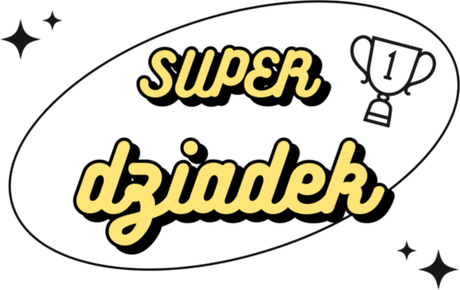 Nadruk Super dziadek - Przód